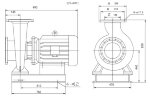 BGWB 125-400(I) (200/50), 45kW, 1480, Ex Kreiselpumpe horizontal