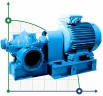 Pompe à boîtier divisé à double aspiration 1D1600-90a, 132 kW, 1000