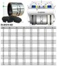 Двойное торцевое уплотнение R-M010D 33, CAR/SIC/CAR/SIC, EPDM, 304