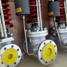 Pressure reducing valve DN100, WCB body, pressure inlet 5 bar outlet 3 bar, steam, 1300 kg/h