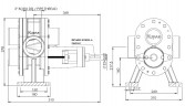 KHP Gear Pump for viscous chemical products 3 Inch-C, AISI 316, 5-50 m3/h