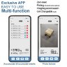 Tragbare Dehnungsmessstreifen-Palettenwaage mit Bluetooth AD1 bis 4500 kg (3 Waagen)