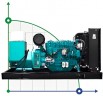 Generador diesel industrial XHYW-350GF con ATS, motor Weichai 400kVA, 350kW, 380V/50HZ tipo abierto