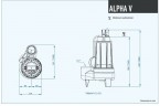 Pompe submersible Dreno ALPHA V32 T avec roue vortex