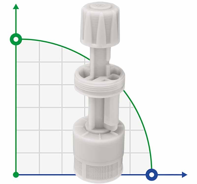 Filtro inferior - A-FILTER PVDF-CE-DT 4X6/6X8