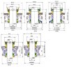 Gleitringdichtung FLYGT R-FL.XE 60, TC/TC/TC/TC, VITON, 304/All, Typ VULCAN 06X, FLYGT WCCR-WCCR 8009230, 8009231