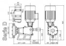 Diaphragm dosing pump PDM-D BA 420//2,5 400/3/50 0,25