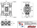 Pompe à membrane pneumatique RUBY 081V-P-TVT-T