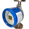 DN15 Stainless steel flow meter rotameter KLZZ-DN15/PN16 (alcohol 96%), 17...170 l/h, 4-20mA, Ex