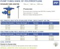 Pieza de bombeo (tubo) de la bomba para barril FLUIMAC NETTUNE de PP (eje AISI 316), 700 mm, Ø41 mm