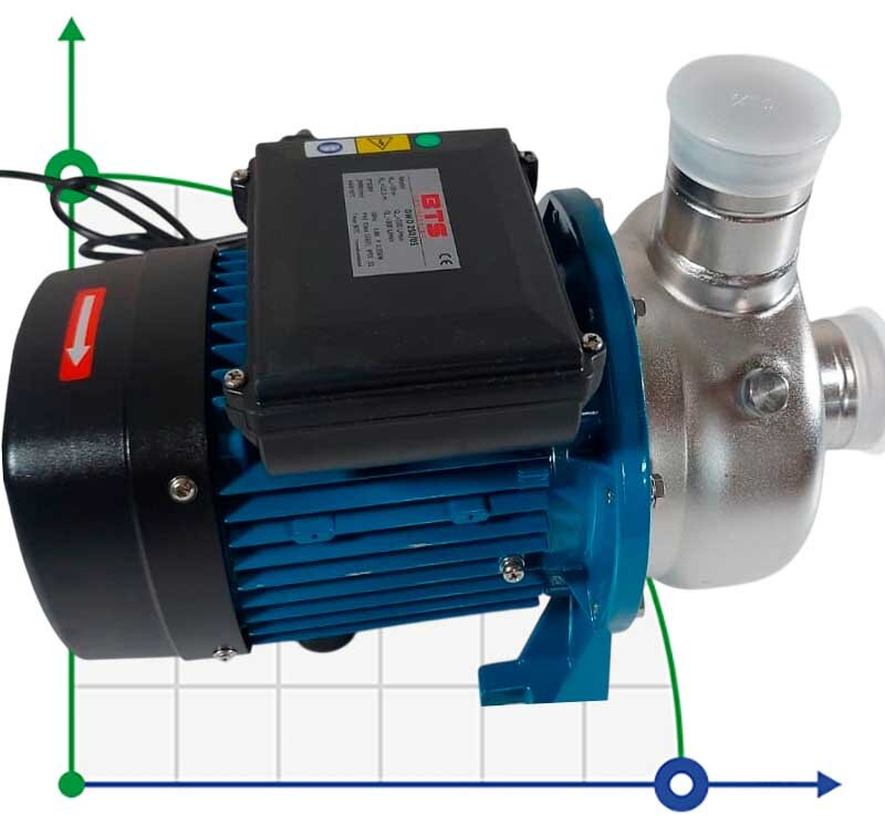 DWO B250/05, 220V/50Hz, INOX Edelstahlpumpe für Waschanlagen