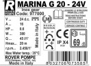 MARINA 24V - Bomba de engranajes G 20 para bombear suspensiones, emulsiones, jabones, perfumes