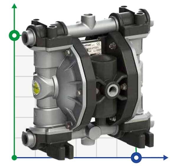 PHOENIX P65 ALU SANTOPRENE + PTFE ATEX пневматичний мембранний насос