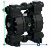Пневматический мембранный насос плавиковой кислоты PHOENIX P252 PVDF SANTOPRENE+PTFE, 250 л/мин