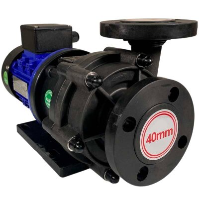 Bomba química con acoplamiento magnético QHX-E-440SSV-5V38AFGABS-3801, CFRETFE, 0,37 kW, 380 V