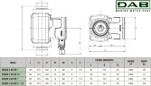 DAB EVOSTA3 40/130 (1") M насос циркуляционный с электронным управлением, 60186086