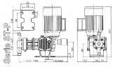 Плунжерный насос-дозатор ST-P AA 22/20 400/3/50 0,18