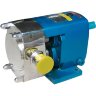 Bomba de levas para productos viscosos LQ3A-66-304/4/B, 7,1-14 m3/h, 0,3 MPa, 7,5 kW, 200-400 rpm, AISI 304 sin motor, conexión de abrazadera