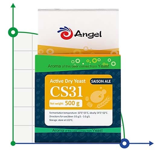 Hefe Angel CS31 für belgischebier, Verpackung - 0,5 kg