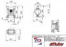 Pompe à membrane pneumatique RUBY 015S-P-TST-T