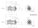 Насос с магнитной муфтой DM 06 PVDF, VITON, 0,25 кВт (крыльчатка 65)