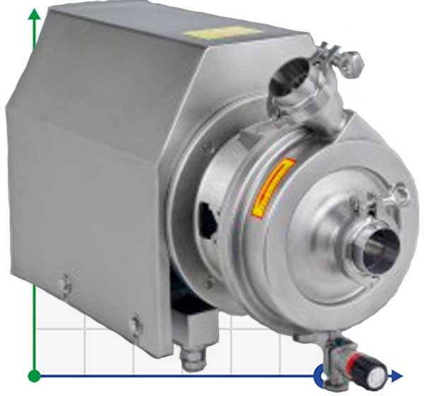 SCP-L, 20T, 24M, AISI 304, 4 kW ABB Motor, 380V гигиенический центробежный насос