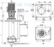 Вертикальный центробежный насос IM 110, PVDF, 1250 ММ, VITON