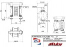Pompe à membrane pneumatique RUBY 025S-P-TST-T