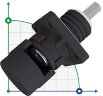 CN12-LSP400A-03-LD, 400A, 1500V DC bolt connector screw type, black