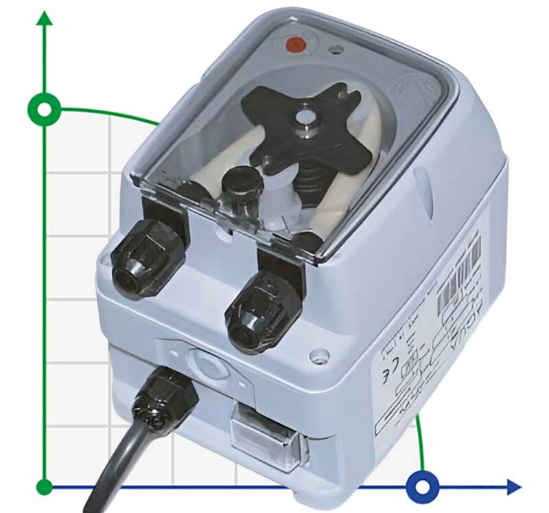 Перистальтический дозирующий насос AQUA PDP TEC-POOL 6-1 100-240VAC SANTOPRENE GRAY WITH PRED.LEVEL