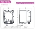 Перистальтический дозирующий насос AQUA PDP TEC-POOL 6-1 100-240VAC SANTOPRENE GRAY WITH PRED.LEVEL
