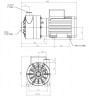 Horizontale Kreiselpumpe MB 100, PP, VITON, B