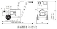 Імпелерний насос для рідкого мила, лосьйону LIVERANI INV BS MAJOR 60 NR TF 1,85 кВт, 175-900 об/хв, 380В моноблочний з частотником 4 кВт, на візку