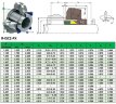Sello de cartucho para bomba Flowserve R-ISC2-PX 70, SIC/SIC, VITON, 316
