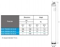Bomba sumergible para tanque de pozo 3 pulgada ATEX 99 ID TREINCH EX 40-22, 380V