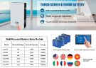 Акумуляторна батарея CLW-48V 200Ah, LiFePO4, LFP з сенсорним екраном настінний тип