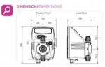 Pompe doseuse à membrane PDE HC500-7 20-03/25-02/35-00 PP-GL-VT