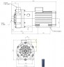 Горизонтальный центробежный насос МВ 140 PVDF TL-VITON