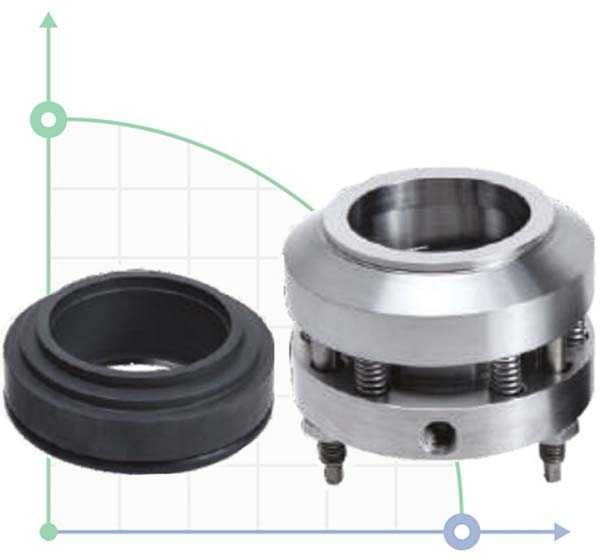 Shaft seal R-HG204 110, SIC/CAR, VITON, 316