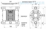 Druckluft-Membranpumpe BOXER 50 PP IB50-P-MTTPV