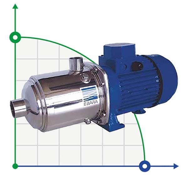 Mehrstufige horizontale pumpe Ebara MATRIX 3-4T/0,65M, 220V