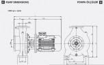 Pompa obiegowa ETKF-M 100-315, 18,5 kW, 1500