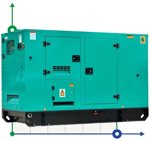 Промышленный дизельный генератор XHYC-120GF с ATS, двигатель Cummins 125kVA, 120kW, 380V/50HZ закрытого типа