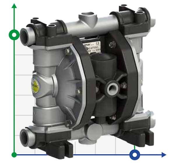 PHOENIX P100 ALU EPDM ATEX пневматический мембранный насос