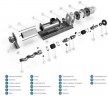 Pompe à vis SOLTEC ONV-1-01 pour colle et masses à durcissement rapide