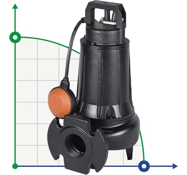 Дренажний насос Dreno DNA 50-2/056 T/G з вихровим робочим колесом