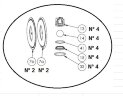 Repair kit for FLUIMAC PHOENIX 170 HTTPT pneumatic diaphragm pump