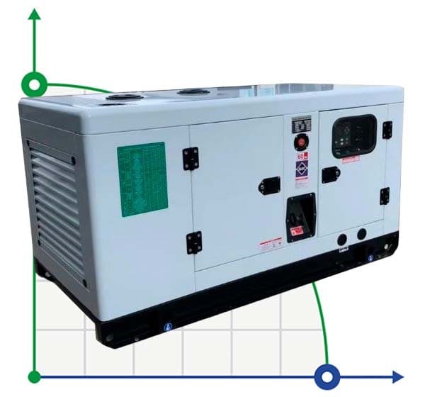 Промышленный дизельный генератор VLAIS KDE-60000 с ATS, двигатель Ricardo 62.5kVA, 50kW, 380V/50HZ закрытого типа