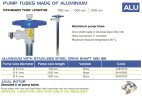 Насосная часть (труба) бочкового насоса FLUIMAC NETTUNE из ALU (вал AISI 316), 1000 мм, Ø41 мм