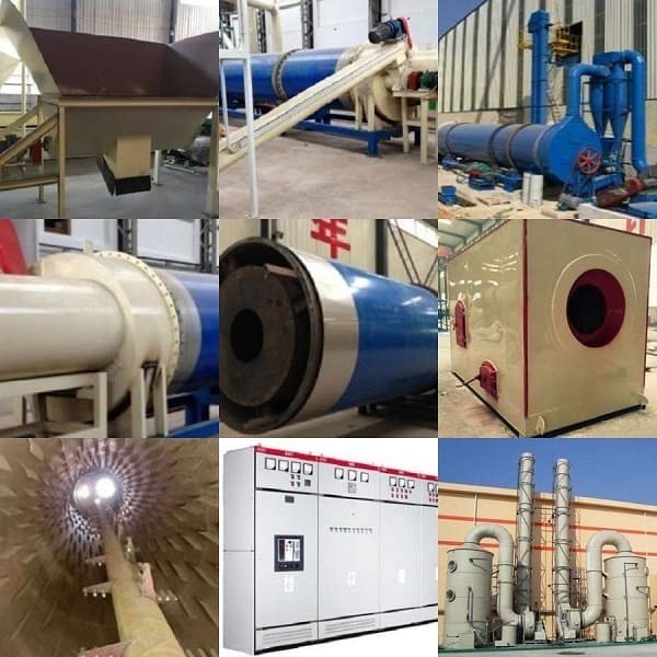 The distillery dreg drying line 1-1. 2 tons per hour of finished DDGS product